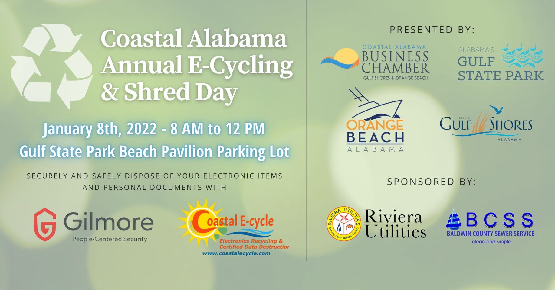 Coastal Alabama Annual E-Cycling & Shred Day